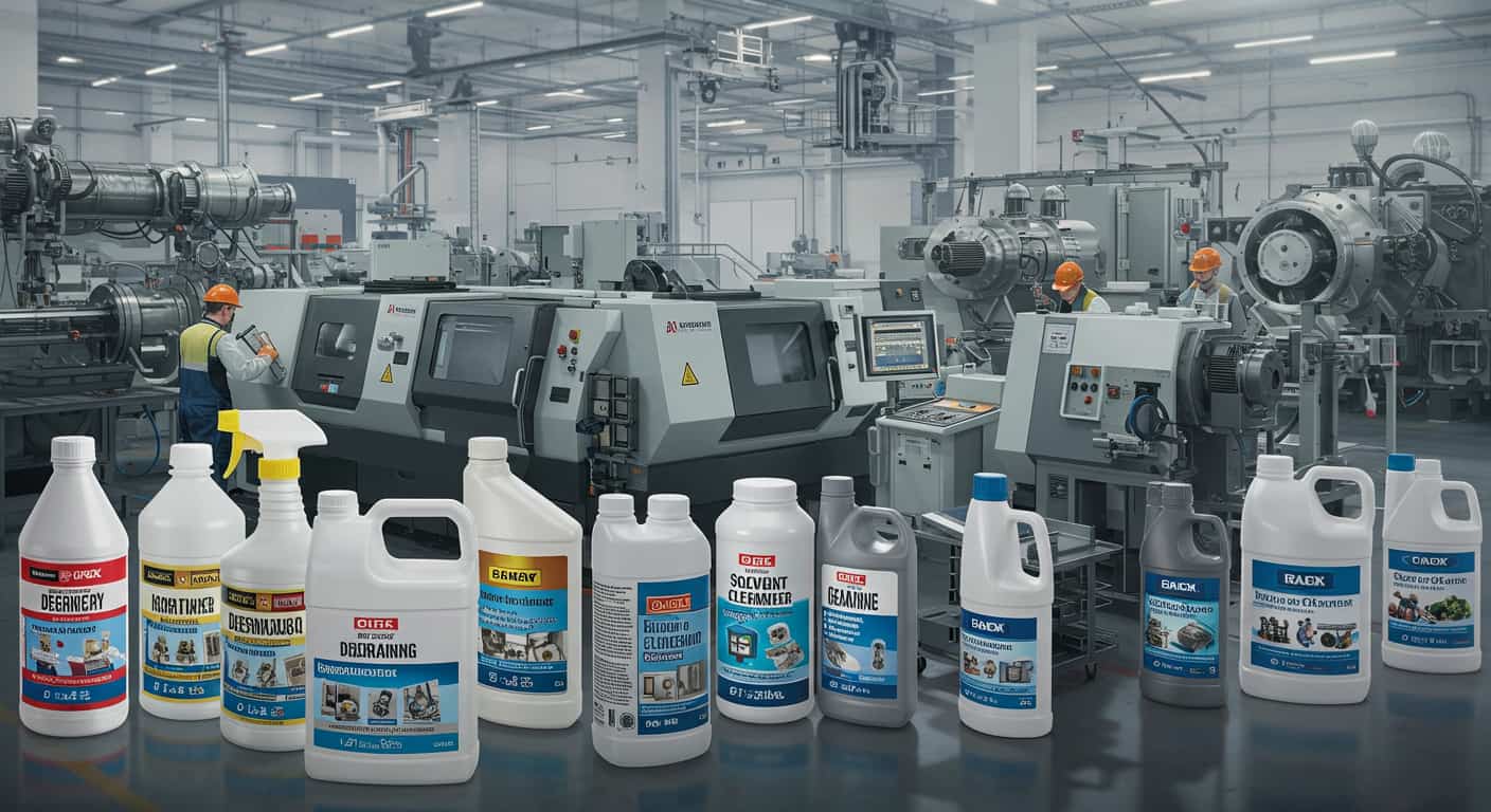 Lựa chọn chất tẩy rửa công nghiệp phù hợp cho từng loại máy móc