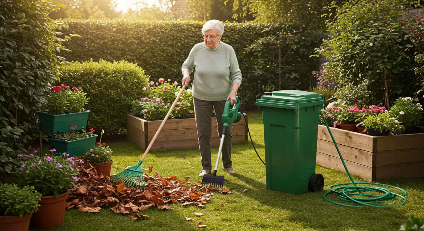 Mẹo dọn sân vườn ít tốn sức cho người già và người có sức khỏe yếu