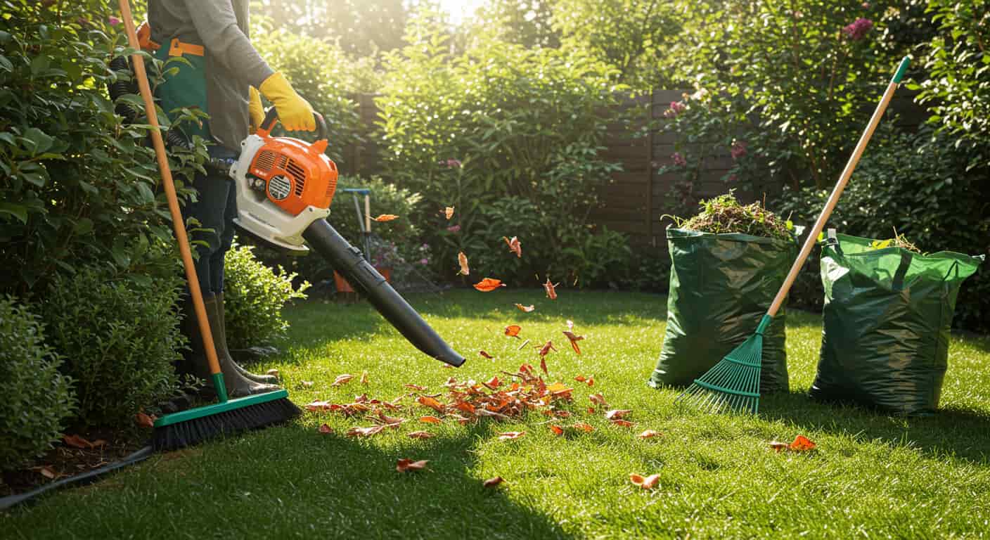 Mẹo dọn dẹp sân vườn nhanh chóng và hiệu quả nhất