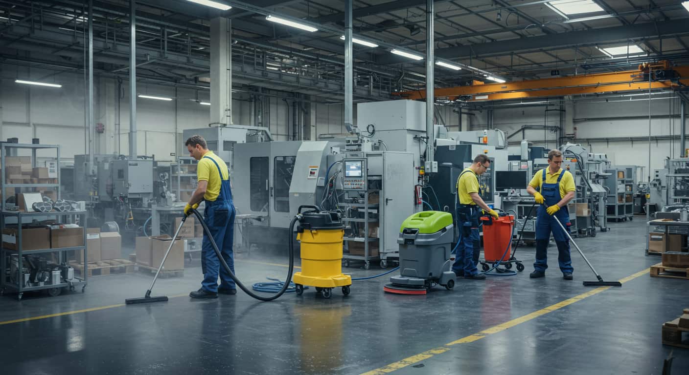 Dịch vụ vệ sinh công nghiệp nhà xưởng trọn gói tại Ninh Bình