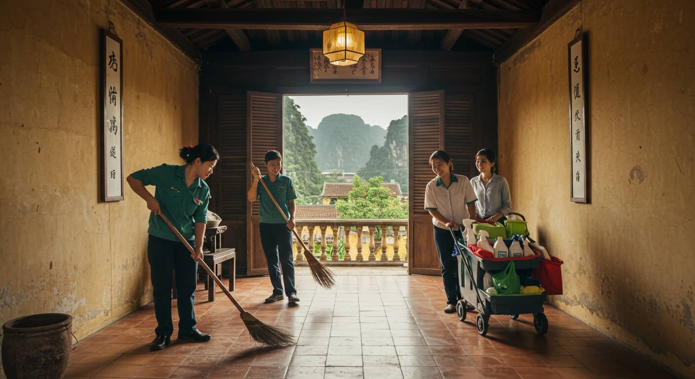 Dịch vụ dọn dẹp nhà cũ trọn gói giá rẻ tại Ninh Bình - Dọn nhà Ninh Bình