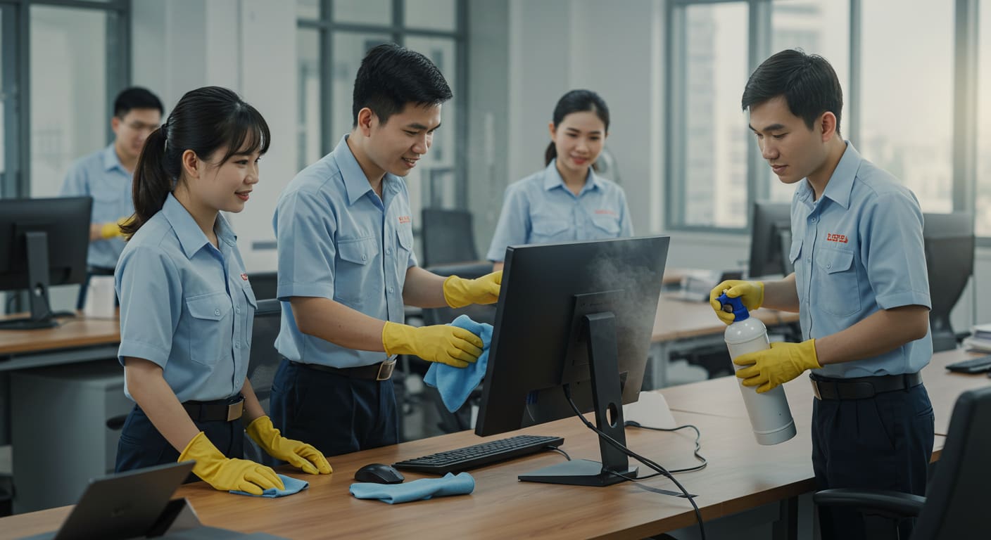 Dịch vụ vệ sinh máy tính văn phòng chuyên nghiệp tại Ninh Bình