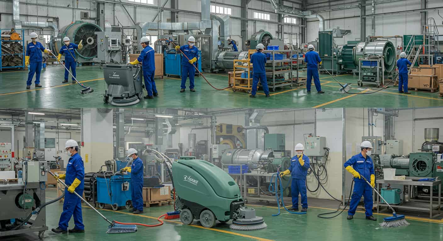 Các loại dịch vụ vệ sinh công nghiệp định kỳ