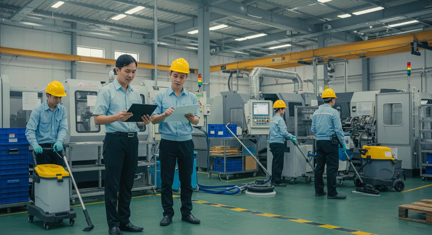 Liên hệ Dọn nhà Ninh Bình để được tư vấn và báo giá vệ sinh công nghiệp định kỳ