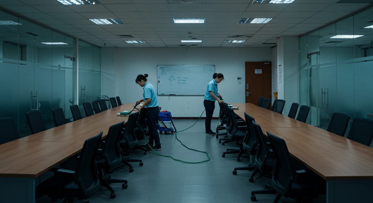 Liên hệ Dọn nhà Ninh Bình để được tư vấn và sử dụng dịch vụ vệ sinh văn phòng sau giờ làm chuyên nghiệp.
