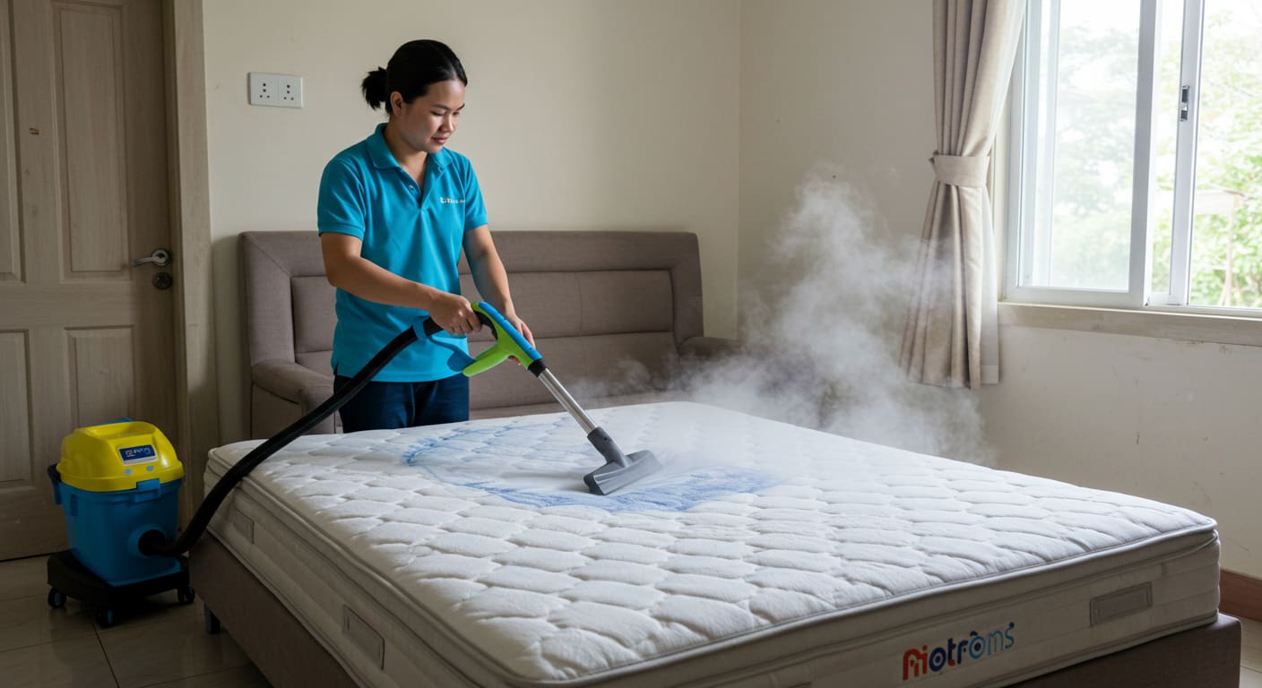 Giặt đệm tại nhà: Quy trình chuyên nghiệp từng bước