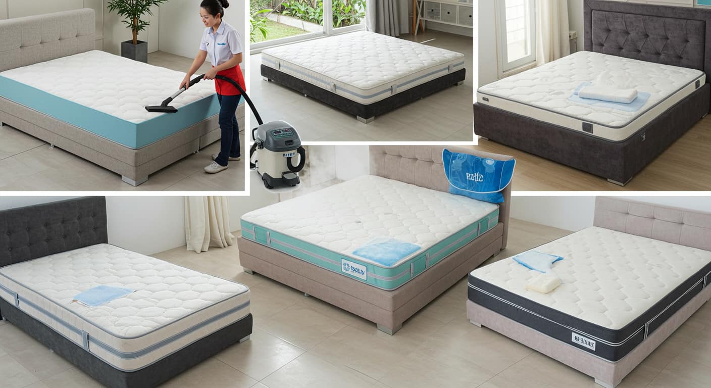 Các loại đệm chúng tôi phục vụ: từ đệm bông ép đến đệm cao su
