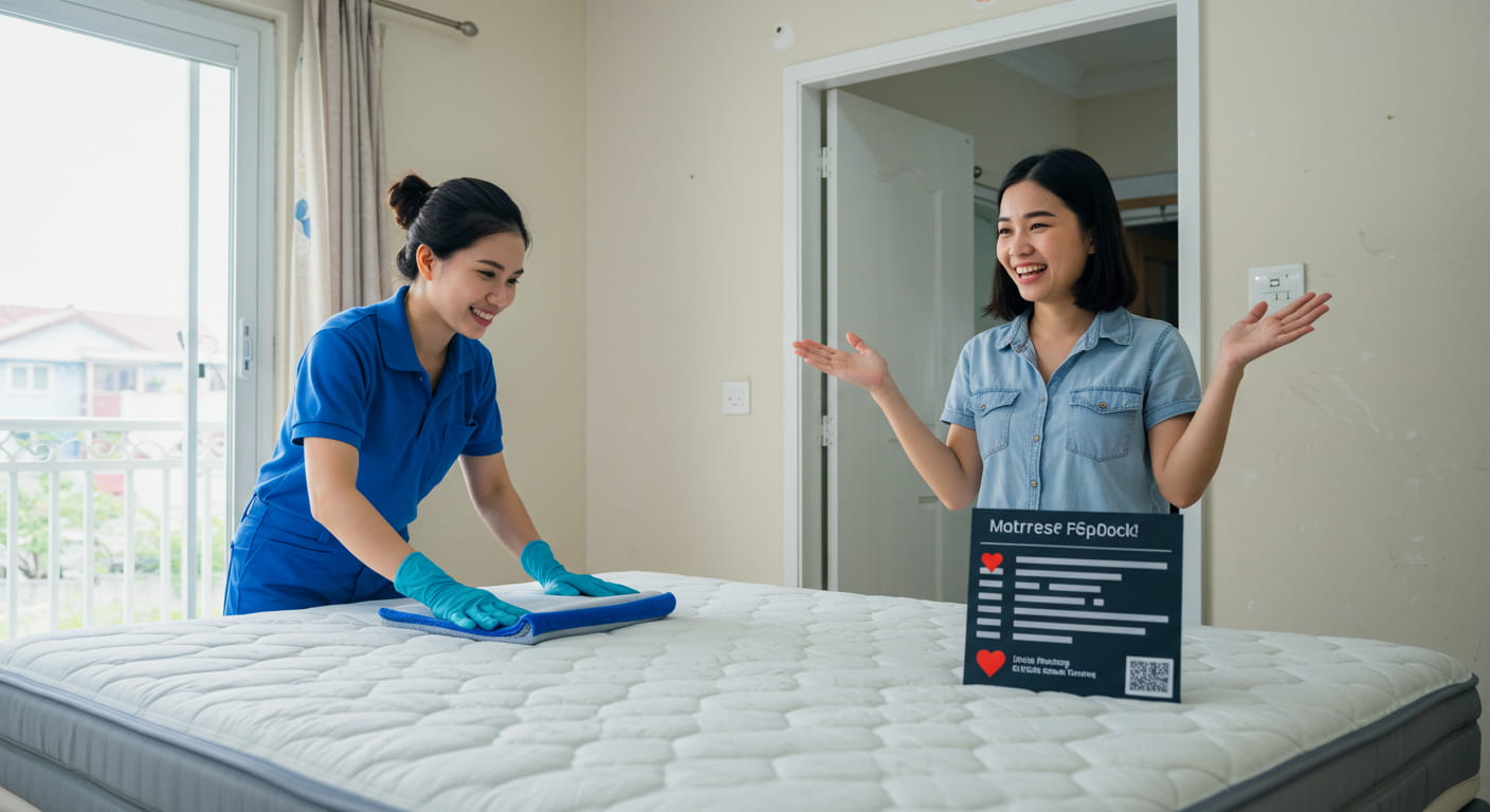 Dịch vụ giặt đệm tại nhà: Phản hồi của khách hàng