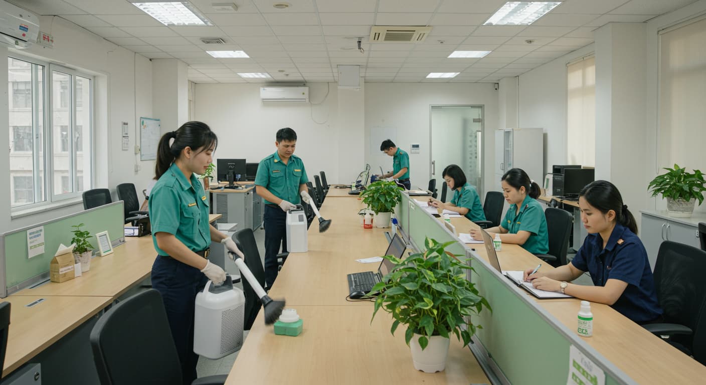 Dịch vụ khử mùi văn phòng chuyên nghiệp tại Ninh Bình