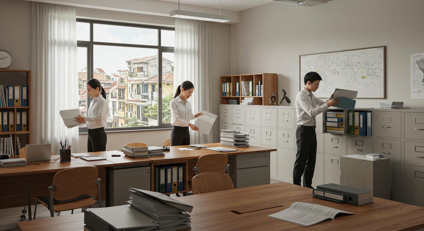 Mẹo sắp xếp giấy tờ văn phòng khoa học, tiết kiệm thời gian và không gian