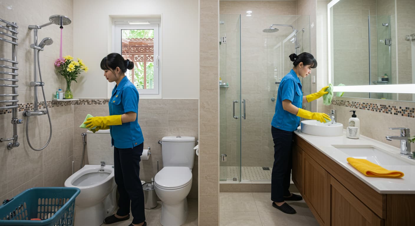 Dọn Nhà Ninh Bình - Giải Pháp Vệ Sinh Nhà Tắm Chuyên Nghiệp