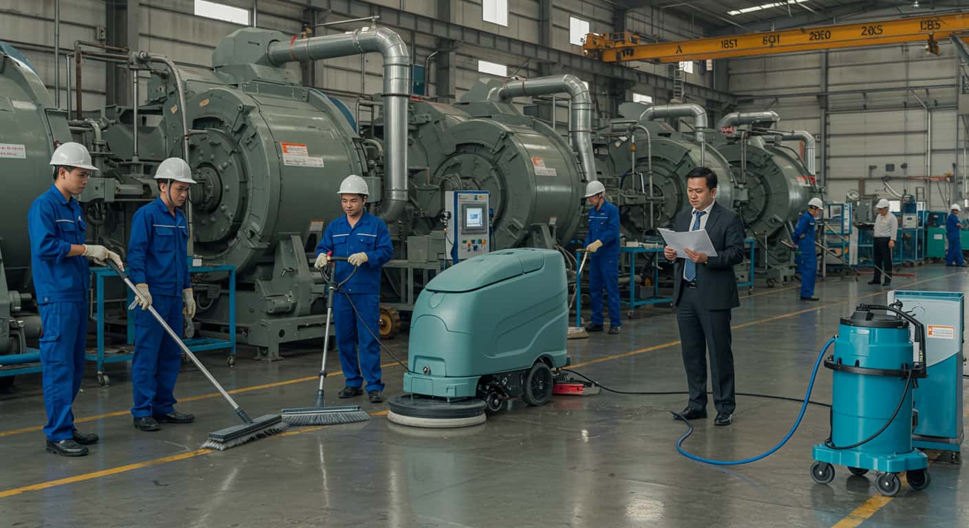 Lựa chọn dịch vụ vệ sinh công nghiệp chuyên nghiệp tại Ninh Bình